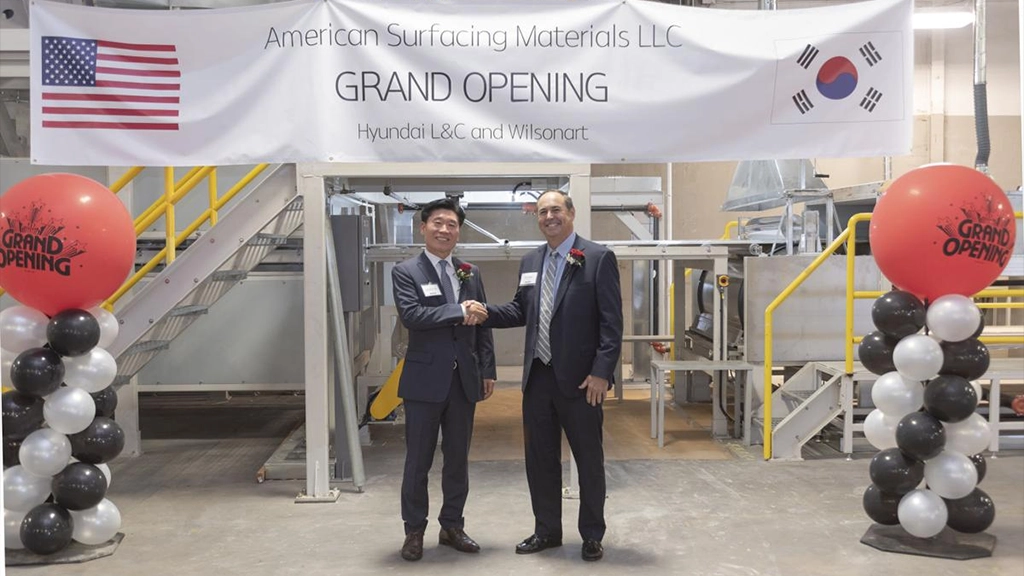 Hanex and Wilsonart announce joint facility